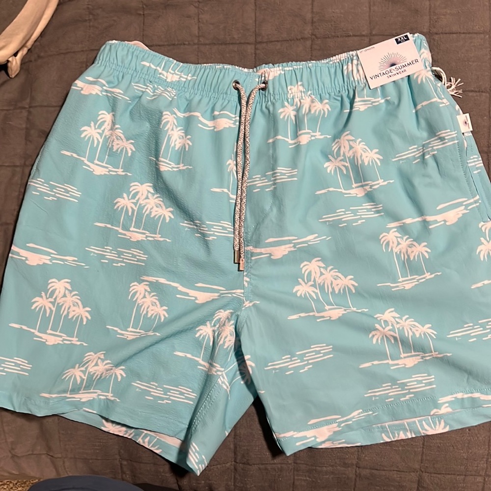 Vintage Summer Swim Shorts